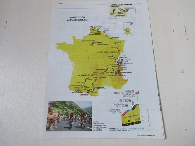 CARTE - Tour de France 2019 : le parcours en détail étape par étape et