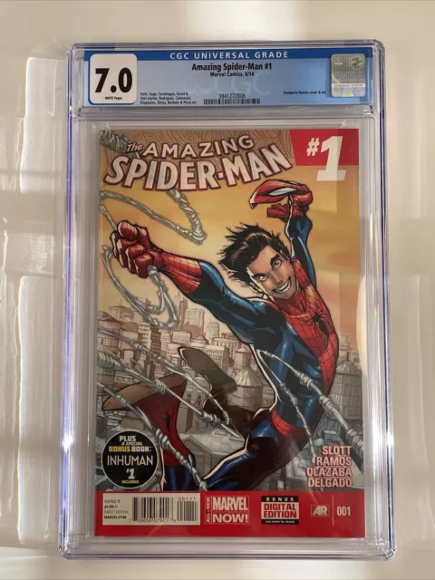 CGC 7.0 3841272006 - 2014 THE AMAZING SPIDER-MAN #1 - 1st APPEARANCE CINDY MOON