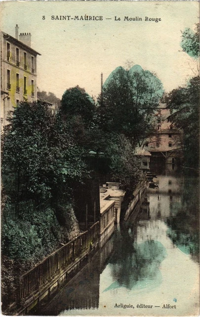 CPA AK St.Maurice Le Moulin Rouge FRANCE (1282952)