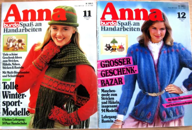 12 BURDA - ANNA Spass an Handarbeiten Hefte aus 1982 7