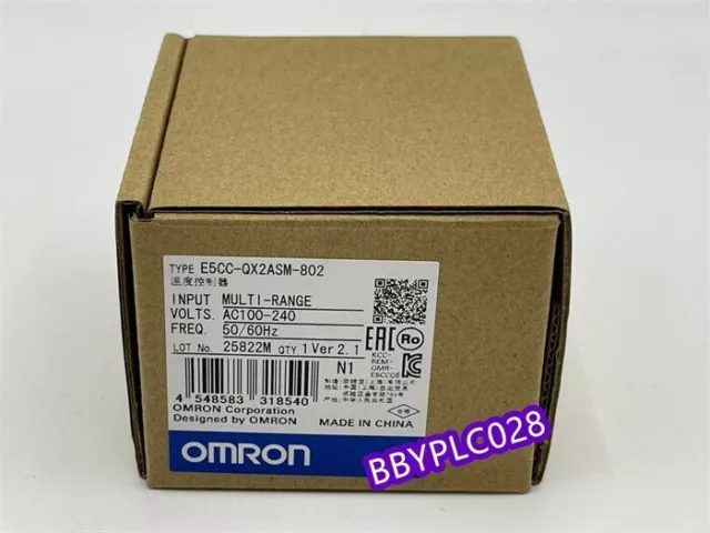 New In Box Original Omron E5CC-QX2ASM-802 Temperature Controller 100-240VAC