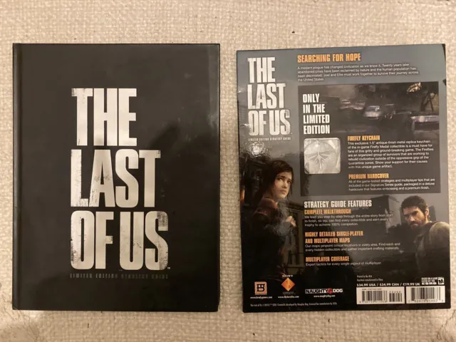 The Last Of Us - Limited Edition Hardcover Strategy Guide w/ Firefly Keychain.
