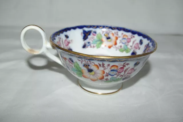 Antiguas tazas de café y platillo de té trío verdadero Samuel Alcock Bone China 1843 3