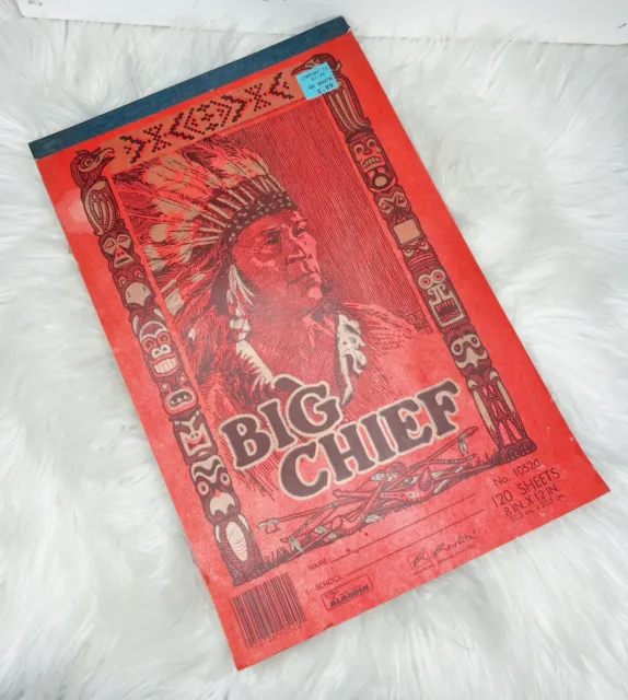 Vintage Big Chief Tablet Writing Paper Union Camp Co. Write/Right No. 532457