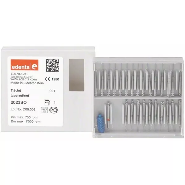 Dental Conical Retetion Screw Pins | .021" | TRI-JET| Kit 25 Pcs| EDENTA