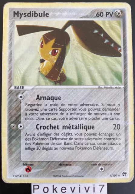 Pokemon Card MYSDIBULE 9/100 Holo Block EX Sandstorm FR