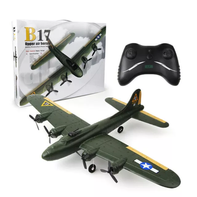 2.4G RC Remote Airplane B17 Bomber Glider Fixed Wing Plane Fighter Toy RTF Model