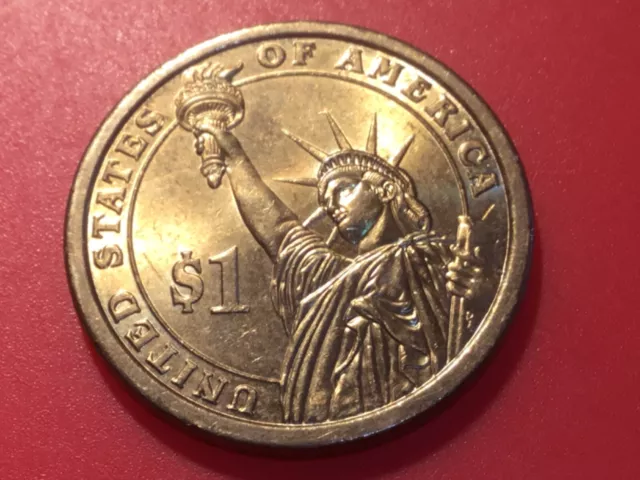 2007  "D"  . US   "Presidential"  one  dollar  coin.  "George Washington" 2