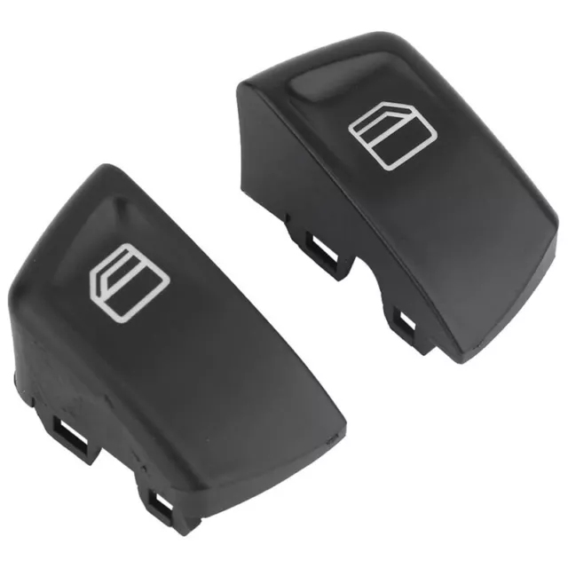 2Pcs Window Switch Button  Window Control Switch Button Cover for Mercedes2771