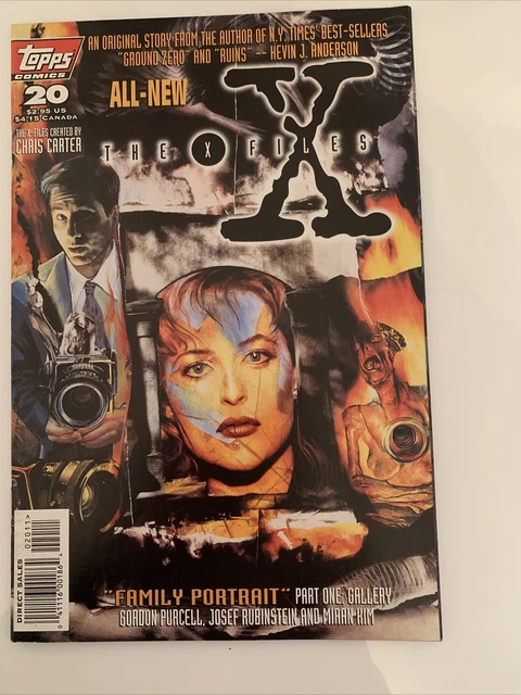 X-FILES #20 Comic  Gillian Anderson First Printing Edition  1986