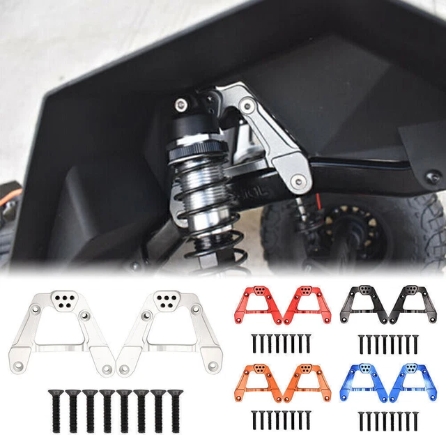 Alloy Rear Shock Tower Adjustable Fit For 1/6 AXIAL SCX6 JLU Wrangler 4WD RC Car