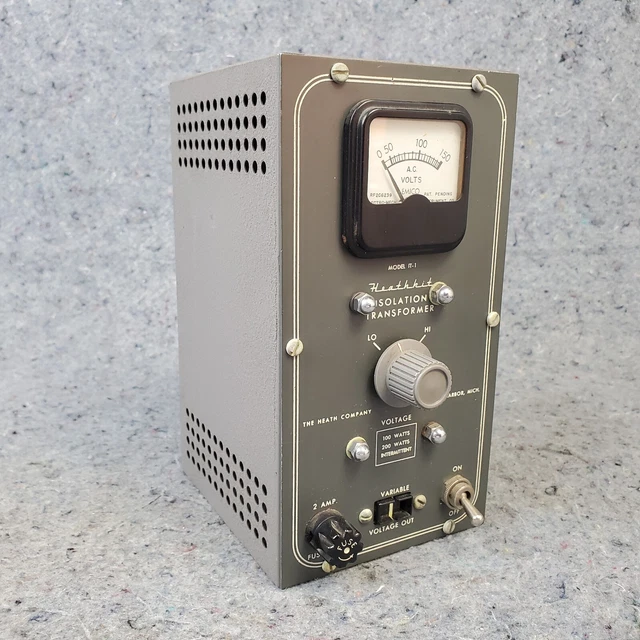 VINTAGE HEATHKIT MODEL IT1 Isolation Transformer Powers On AC VOLTS
