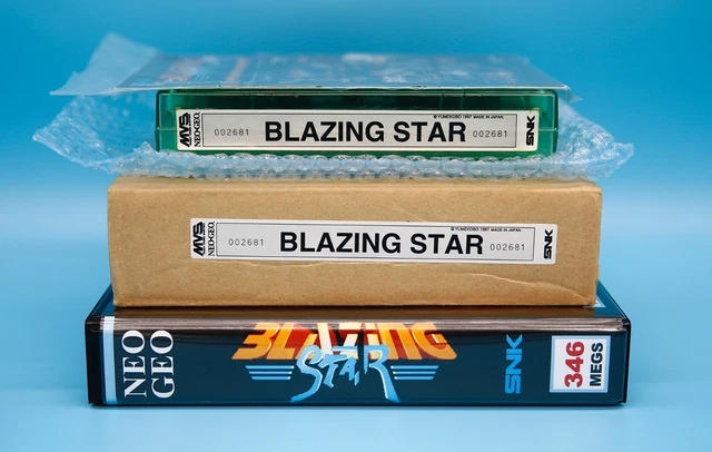 Blazing Star - Cartouche Neo Geo MVS Originale - Jeu SNK - Très Bon état
