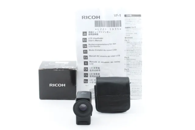 Ricoh VF-1 Viewfinder for GX200, Caplio GX100 w/ Case Box from Japan [Exc+] #894
