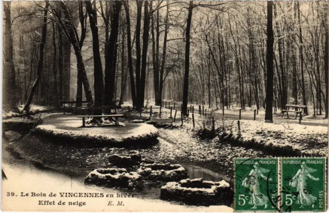 CPA AK Vincennes Effet de neige FRANCE (1283243)