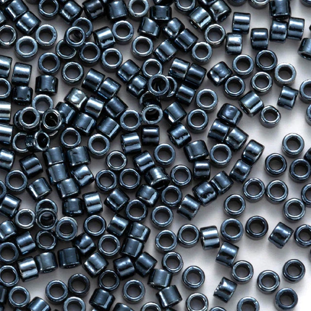 Japanese MKU Glass Beads Metallic Colours 2MM Glass Loose Bead for DIY Jewelry H