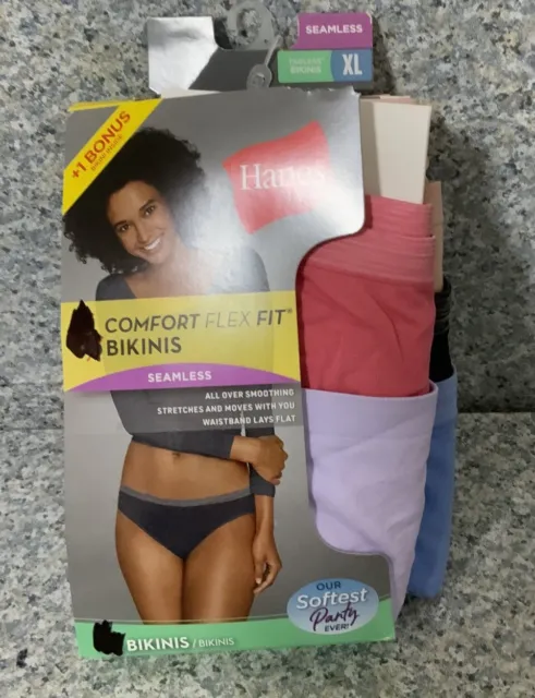 HANES WOMEN HIPSTERS Bikinis Boy Shorts Pink Black Blue Seamless Microfiber  £13.03 - PicClick UK