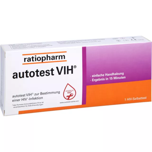 ratiopharm autotest VIH zur Bestimmung..., 1 St. Teststreifen 13965199 3