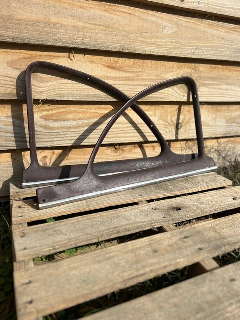 1952 Chevrolet Styleline Deluxe Passenger Driver Rear Window Trim Frames OE 2