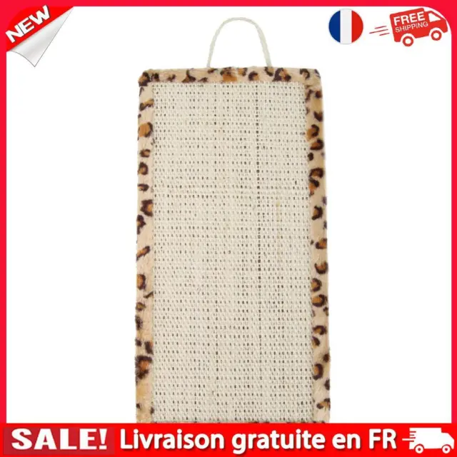 Pet Fish Sisal Cat Furniture Protector Scratch Mat Toys (Leopard Print)