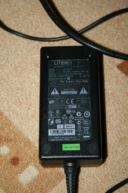 Alimentatore Universale Liteon PA-1051-0 12V 4.16A 50W - Per Dell, HP E Altri