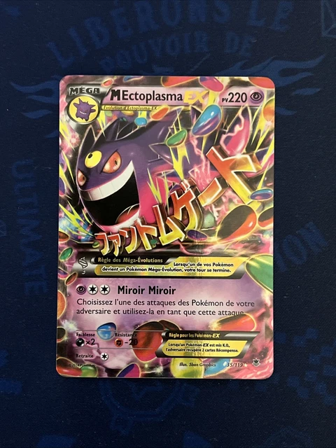 CARTE POKEMON MEGA ECTOPLASMA EX (35/119) NEUF Français EUR 15,00