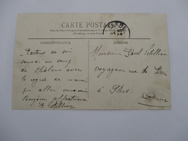 Cpa Orne 61 Argentan Rue De La Chaussee 2
