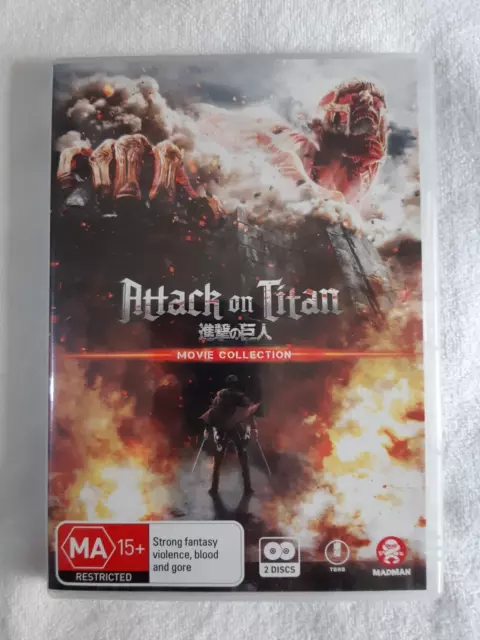 DVD Anime Attack On Titan Season 1-4 Vol.1-87 End + Junior High + 9 SP + 2  Movie