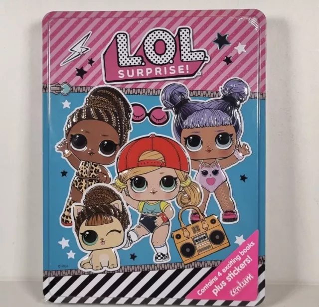 LOL Surprise! Activity Tin With 4 Books and Stickers