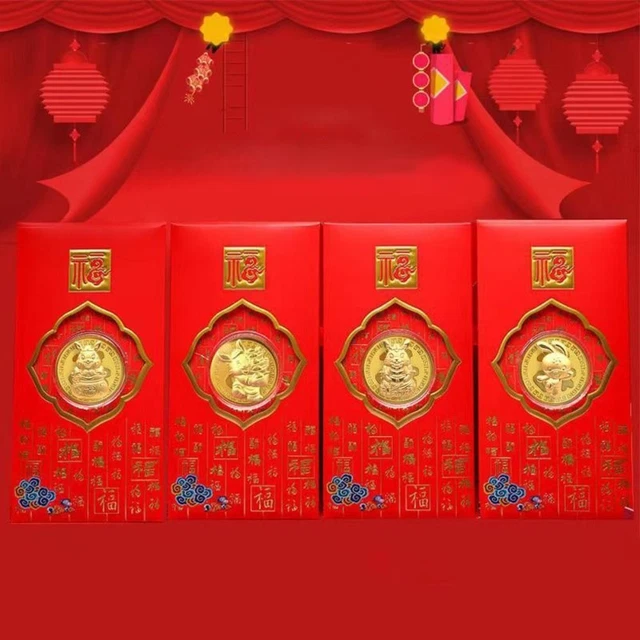 the New Year Red Envelope Shipping Gold Coins Commemorative Coin New Year Gift