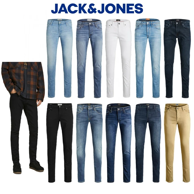 JACK JONES Glenn Original Slim Jeans pour hommes pantalon de travail decontracte W28 W38 EUR 29 99 PicClick FR