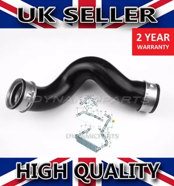 For Vw Transporter T5 1.9 Tdi Turbo Intercooler Hose Pipe 7H0145980G (Axb Axc)