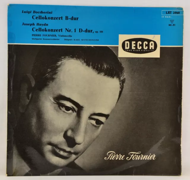 FOURNIER - BOCCHERINI / HAYDN Cellokonzert - LP Decca