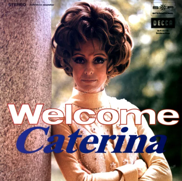 Caterina Valente - Welcome Caterina GER LP 1968 (VG+/VG+) '