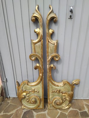 Gotetiso Fregi in Legno 6 Pezzi Legno Intagliato Applique per Mobili in Legno Decorazione Applique in Legno Decorazioni in Legno Intagliato Fregi in Legno Decorativi per Mobili 