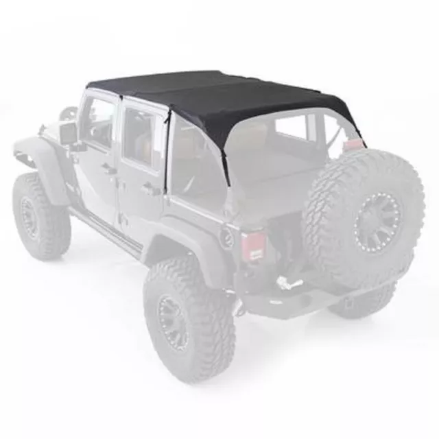 Smittybilt 2010-2018 Fits Jeep Wrangler JK 4 Door Extended Top BLK Diamond 94635