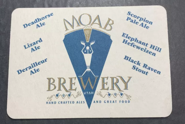 Craft Beer Coaster Postcard Reverse Moab Utah