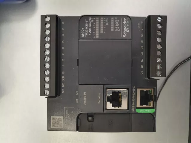 Schneider Modicon TM221CE16T PLC Controller - Excellent "just bought" condition