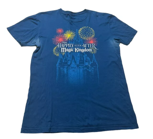 Disney Parks Happily Ever After Fireworks Magic Kingdom T-shirt Adult Unisex MED