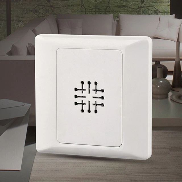 Timbre de puerta de pared volumen de sonido blanco 90dB 0.01W campanario alarma práctico