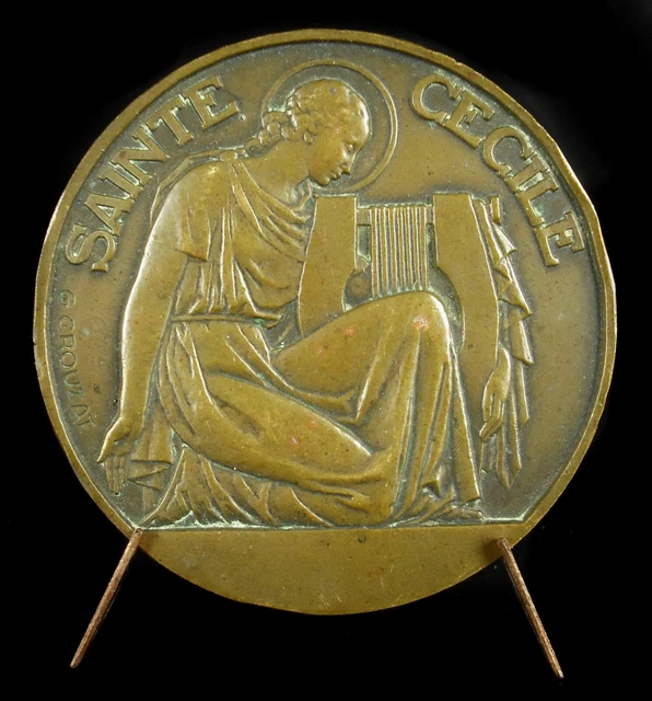 Médaille En Bronze Voltaire – Philosophe Français – Par Crouzat – 80 Mm – 307 G