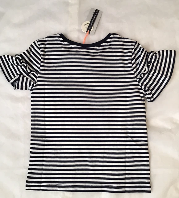 River island mini girls aged 2-3 Years navy blue icon T-shirt set BNWT 9