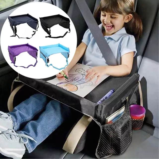 Baby Car Seat Organizer Tray Stroller Kids Toy Food Holder Portable Table GN