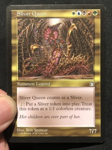 1x MTG Magic The Gathering TCG - Sliver Queen Legendary Rare - Stronghold