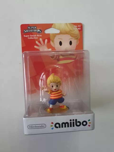 Lucas Amiibo Figure No. 53 - Super Smash Bros. NEW Nintendo WII U Switch 3DS