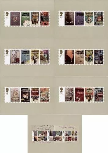 Cartoline Gb Cartoline Phq Nuove Di Zecca Set Completo 2008 Ian Fleming's James Bond Pack 306