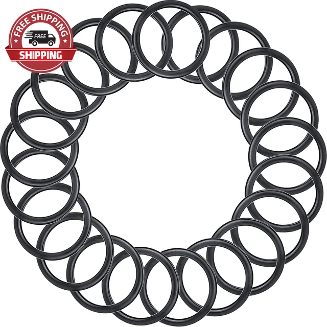 20Pcs Bumper Fender Fasteners O Rings,  Replacement Rubber Bands O Rings for Car