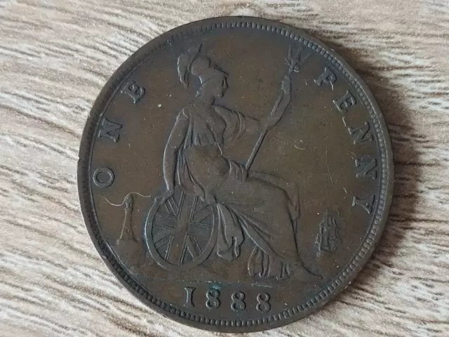 Great Britain UK 1 penny 1888