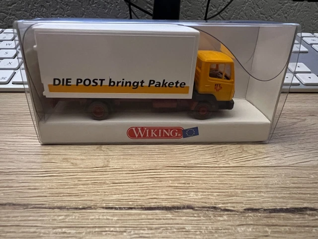 Wiking 552 04 PTT Koffer LKW MB 814 Die Post bringt Pakete in OVP Unbenutzt 1:87