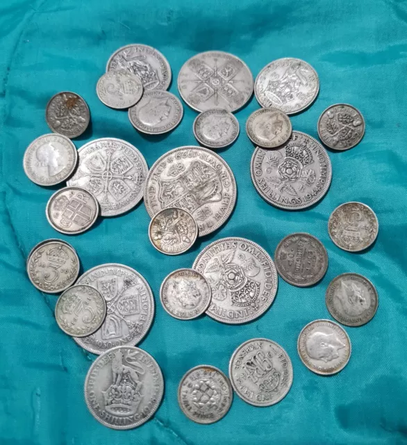 Siver Coins Joblot .500
